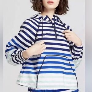 Hunter for Target Striped Windbreaker / Rain Jacket - Size Medium